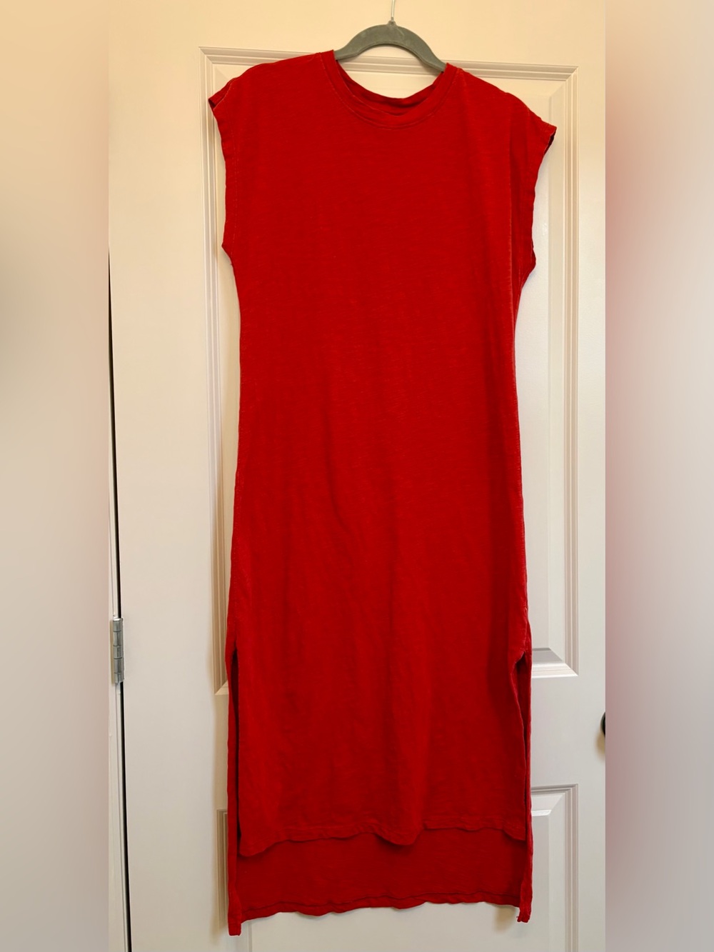 The Normal Brand Red Crewneck Dress